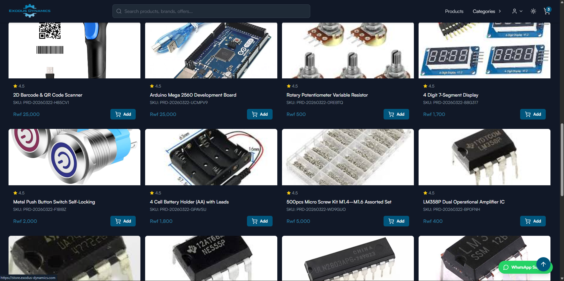 Exodus Store Checkout screenshot 3
